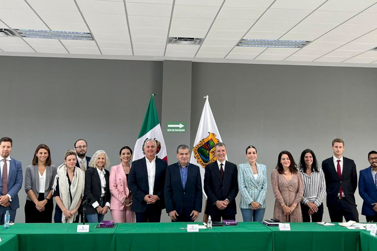 Autoridades de Coahuila se reunen con consejeros de la Unión Europea; buscan futuras inversiones. | Especial