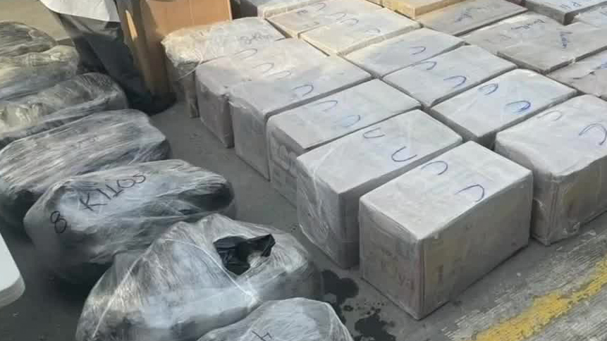 Detienen a un hombre con casi media tonelada de Marihuana
