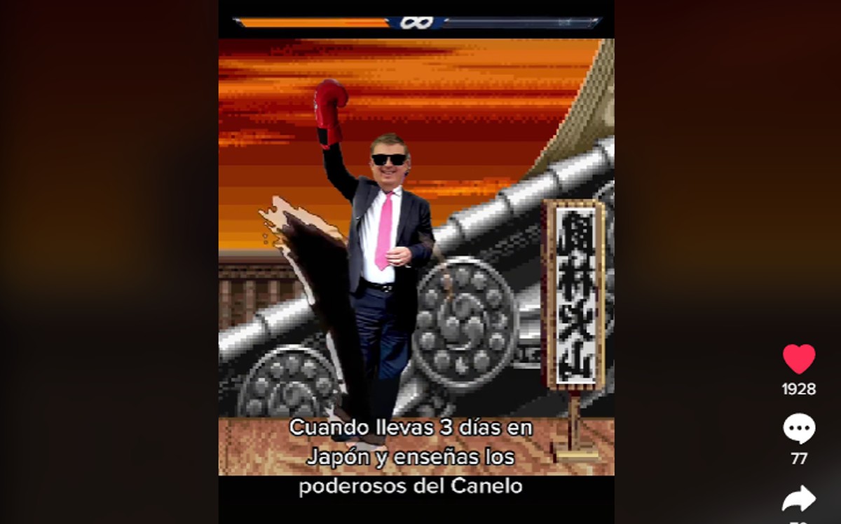 Marcelo Ebrard enseña a japoneses 'los poderosos' del 'Canelo'...en Tiktok  | Captura