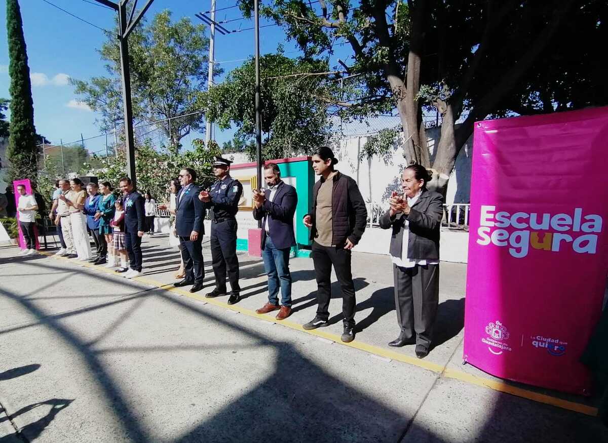 En el municipio de Guadalajara, se presentó el programa ‘Escuelas Seguras’. (Cortesía)