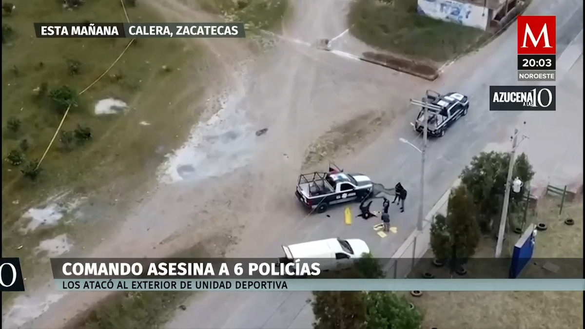 En Zacatecas, asesinan a balazos a policías cuando hacían ejercicio