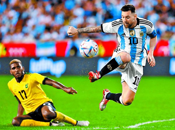 Argentina y Messi van invictos. AFP