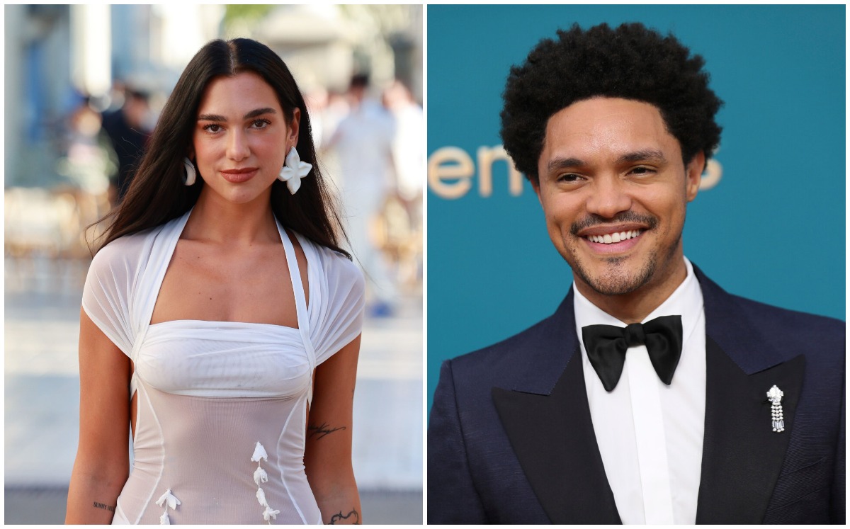 Dua Lipa y Trevor Noah