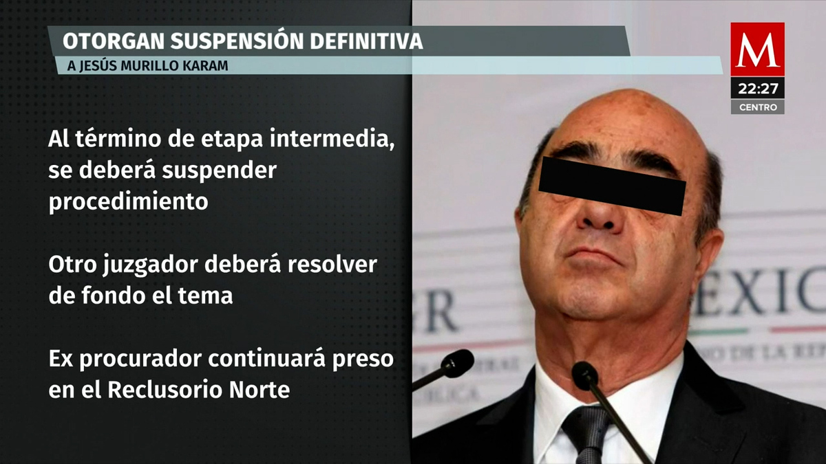 Una juez otorga una suspensión definitiva a Murillo Karam