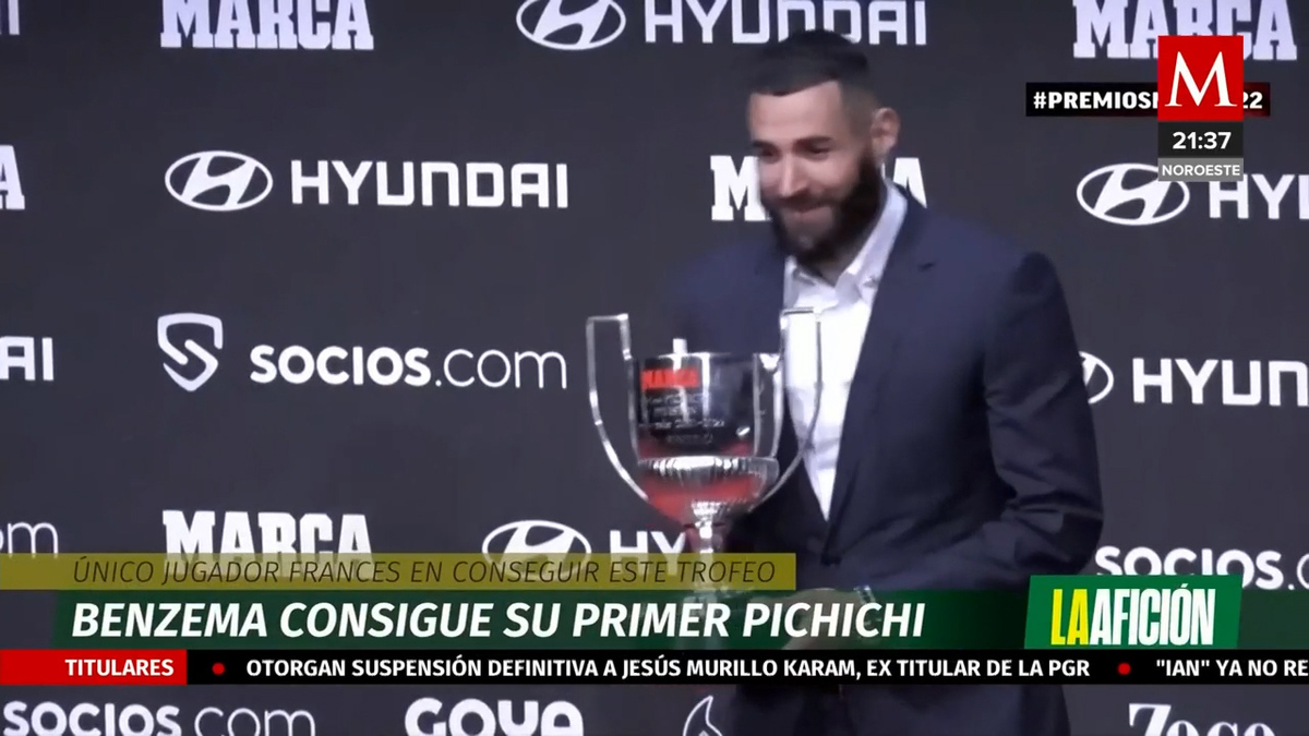 Karim Benzema consigue su primer Pichichi