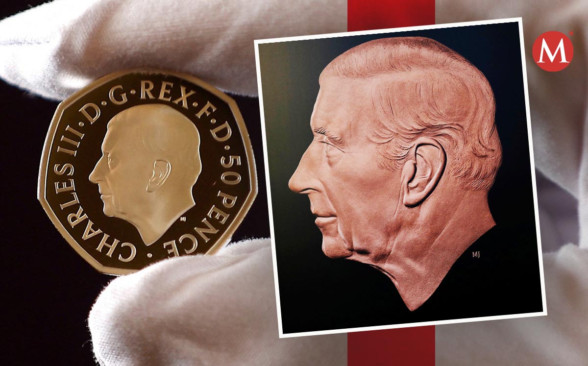La nueva moneda de 50 peniques con el rostro de Carlos III fue presentada este jueves. (Reuters / Ilustración)
