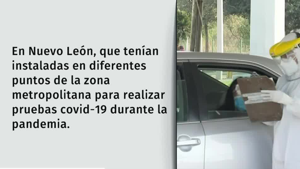 No más unidades móviles para pruebas covid en NL