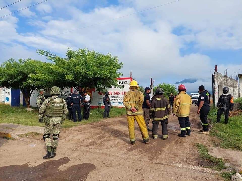 La zona fue acordonada por personal de seguridad | Especial