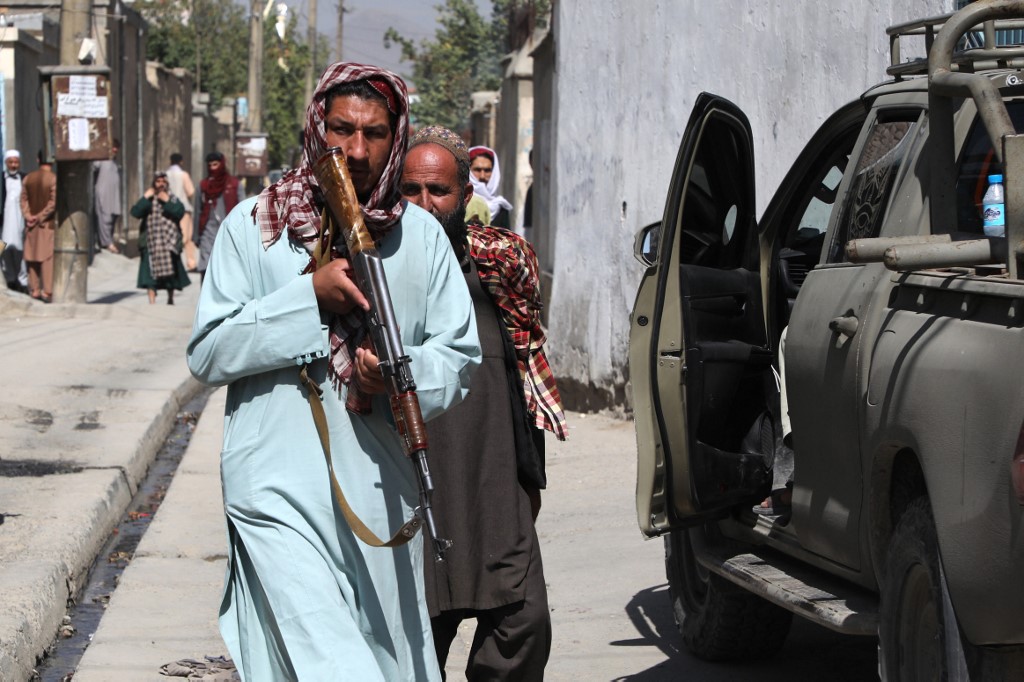 Los talibanes obligaron a las familias a abandonar el lugar | AFP