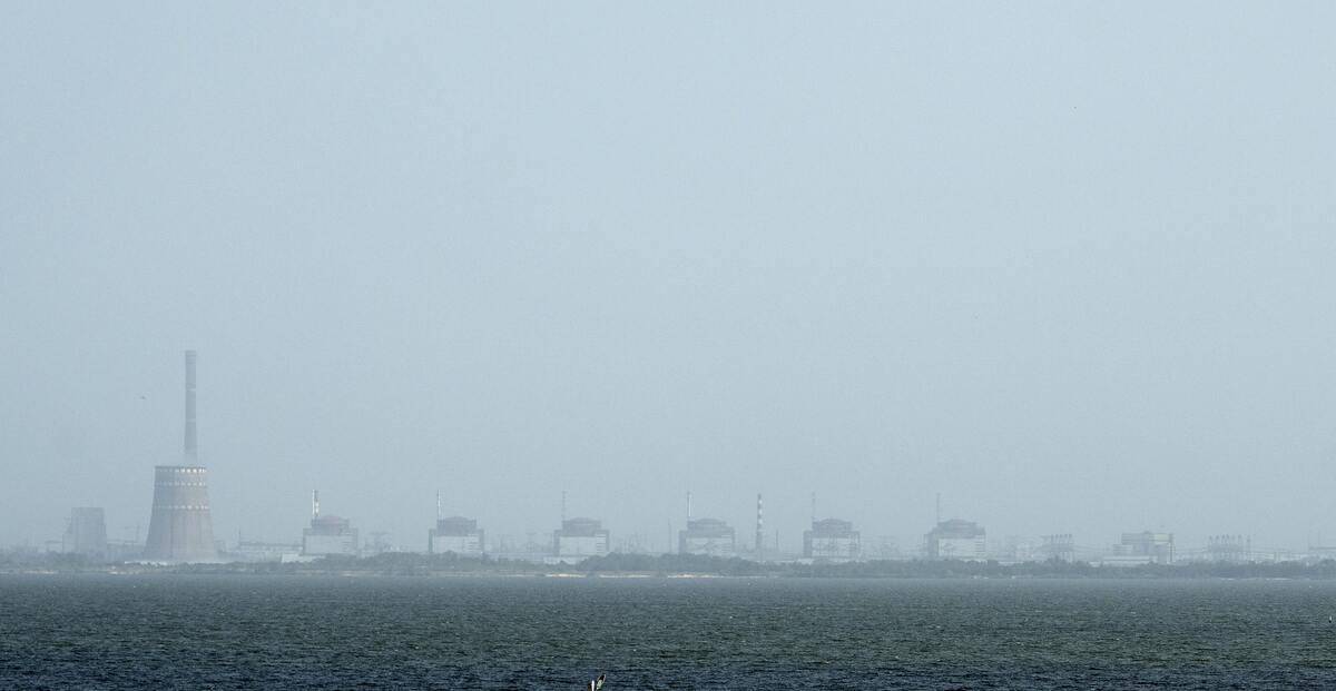 Central nuclear de Zaporiyia, al sur de Ucrania. (AP)
