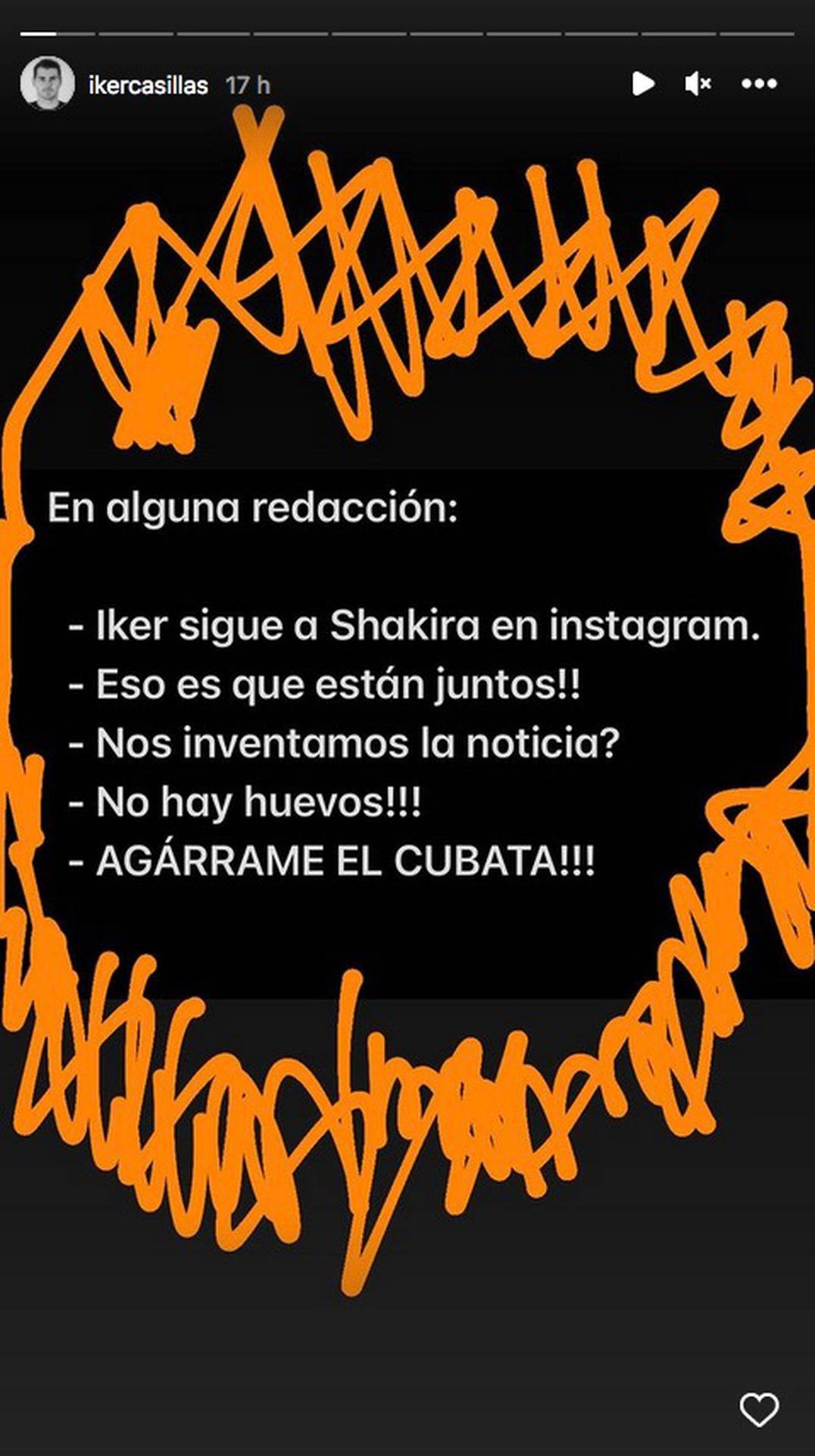 Iker Casillas reacciona a rumores sobre relación con Shakira (Instagram Iker)