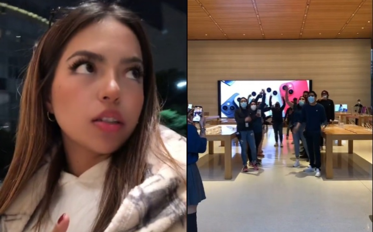 Yina Martínez fue la primera en adquirir el iPhone 14 en CdMx | TikTok yinamartinez13