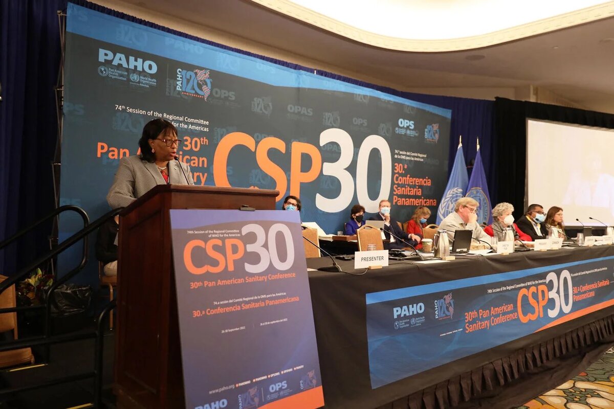 Conferencia de la OPS. (Twitter)
