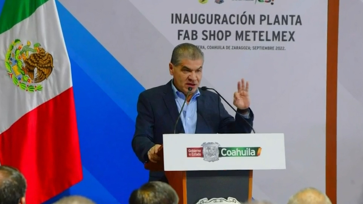 Gobernador de Coahuila inaugura empresa Fab Shop Metalmex
