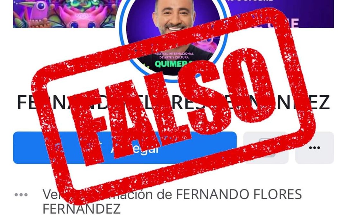 "Son "perfiles falsos en los que tratan de usurpar su personalidad digital y difunden mentiras". (Especial)