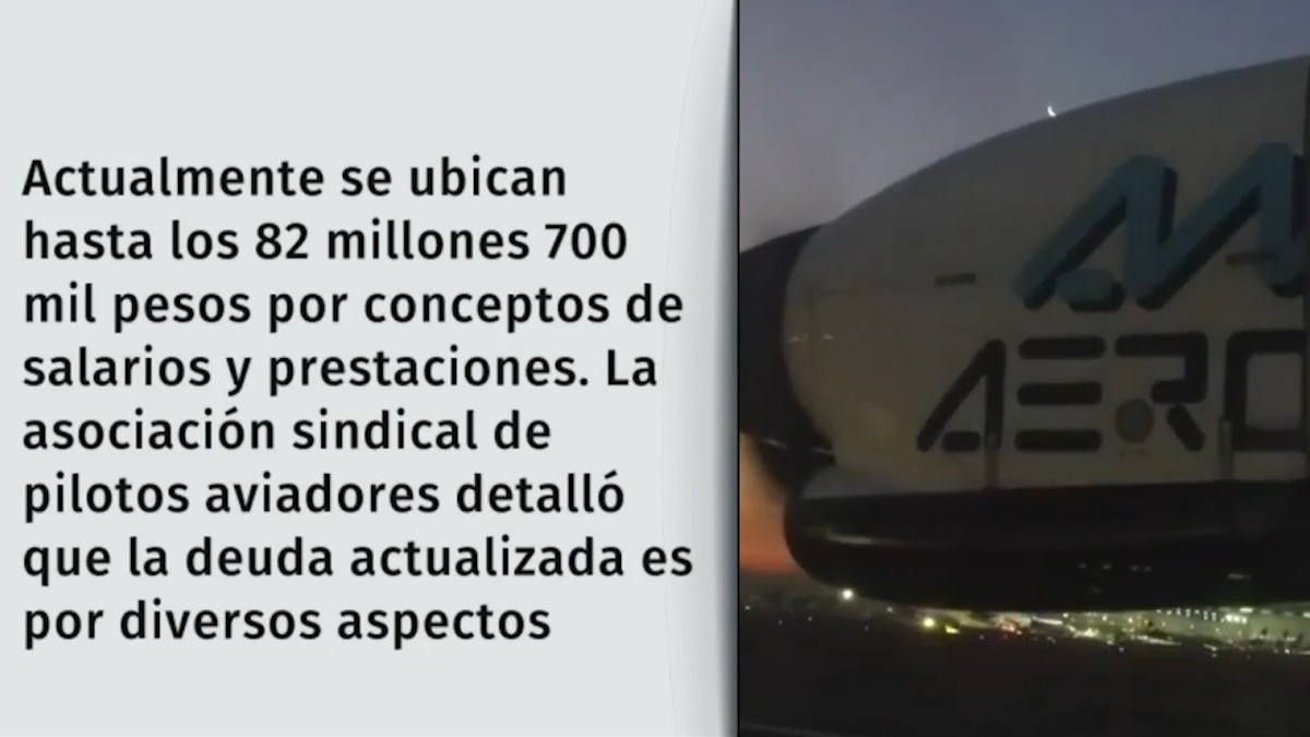 Deuda de Aeromar aumentó a 82 mdp por salarios y prestaciones de pilotos