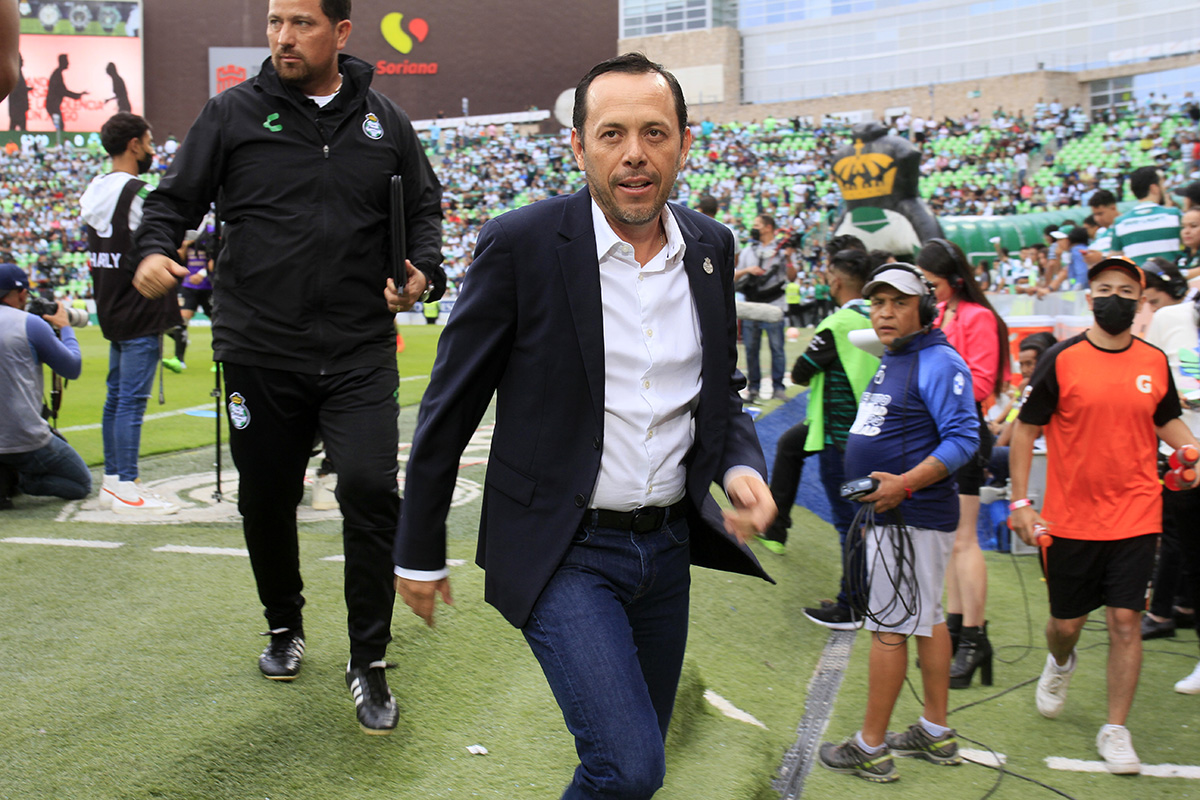 Eduardo Fentanes, en el partido Santos vs. Mazatlan. | Mauricio Román