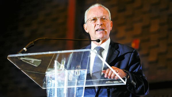 El líder de la Confederación Patronal de la República Mexicana. Octavio Hoyos