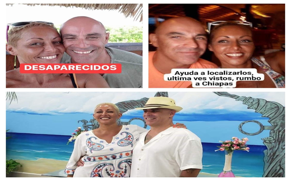 La pareja realizaba varios viajes en la República mexicana, y habrían llegado a Chiapas. (Especial)