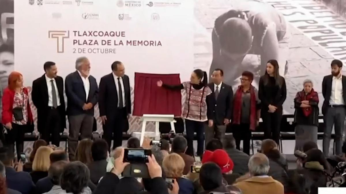 Renombran como "Tlaxcoaque, plaza de la memoria"