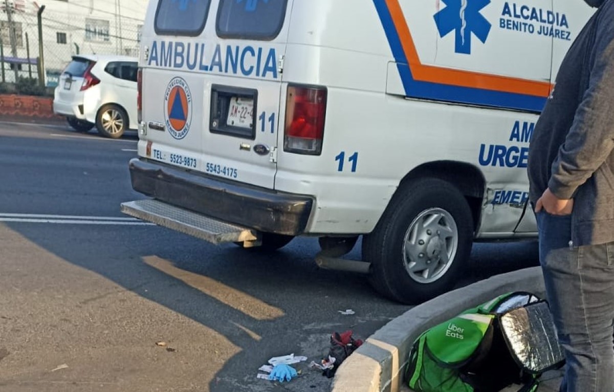 El accidente ocurrió en la Calzada de Tlalpan. | Enrique Luna