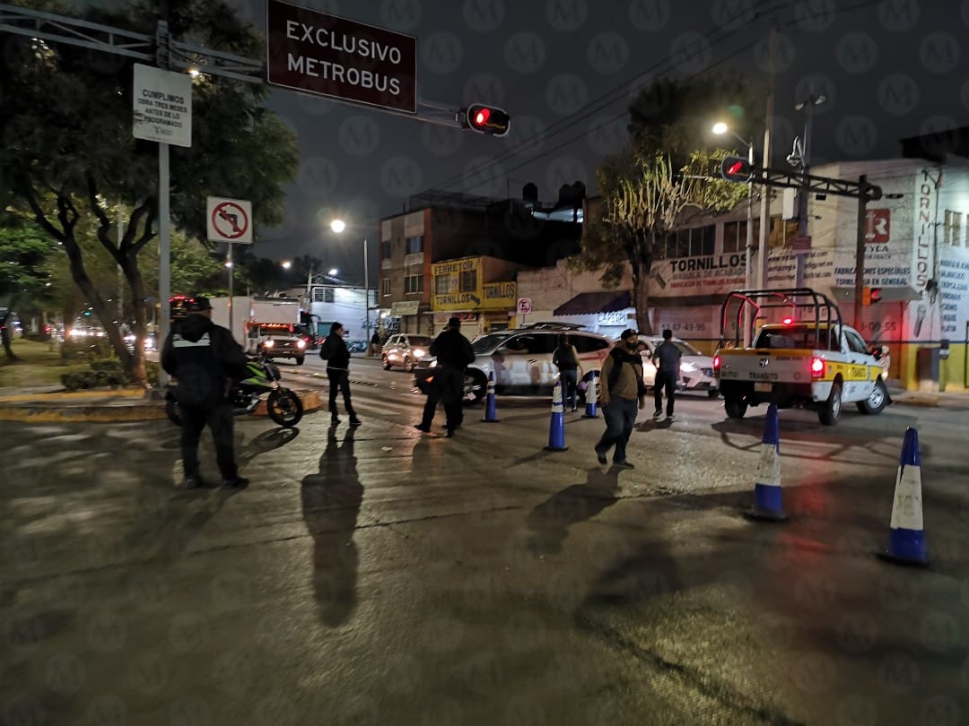 Elementos de la SSC se encuentran en el lugar. (Jorge Becerril)