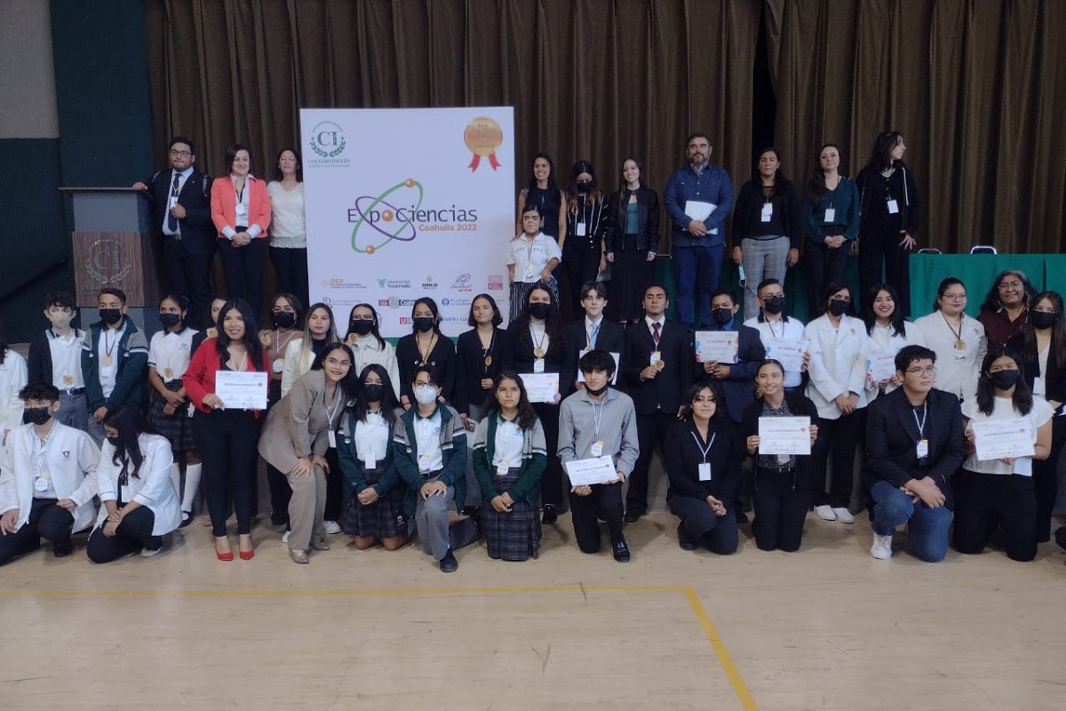 Ganadores de ExpoCiencias Coahuila 2022. (cortesía)