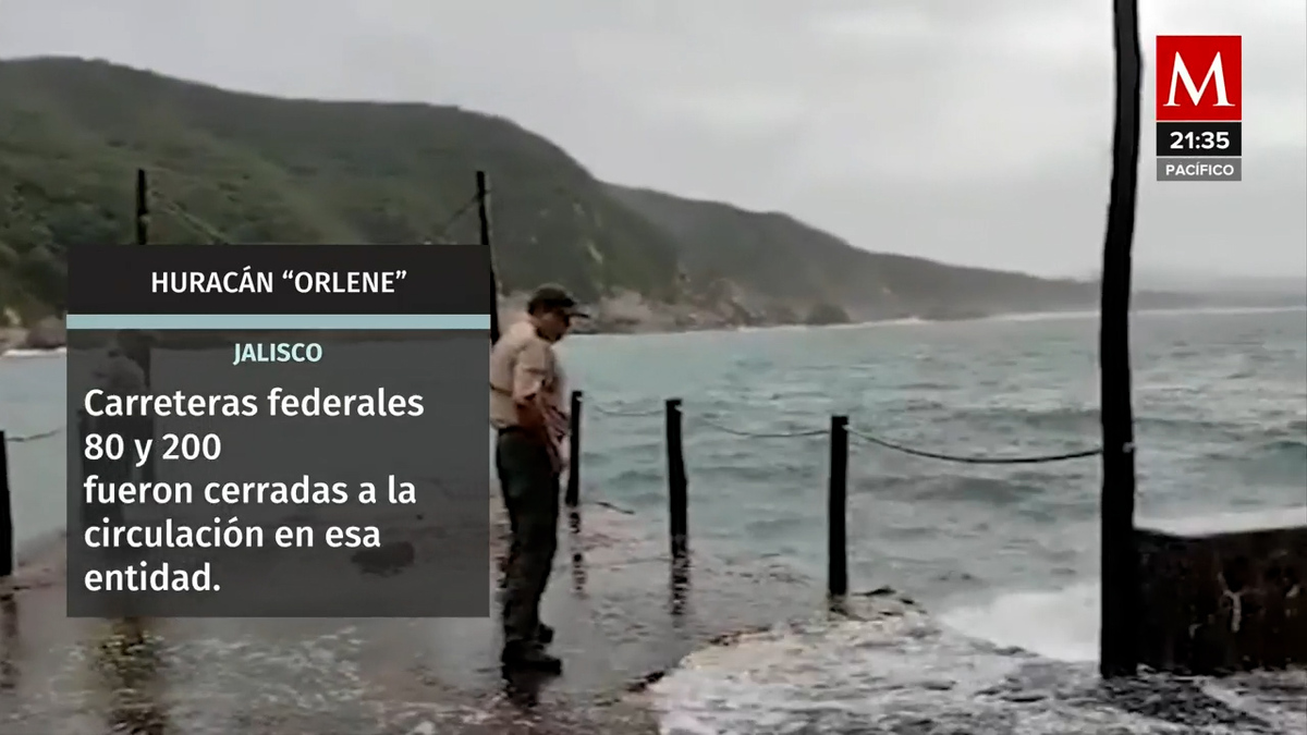 Orlene' se degrada a baja presión remanente, informa SMN