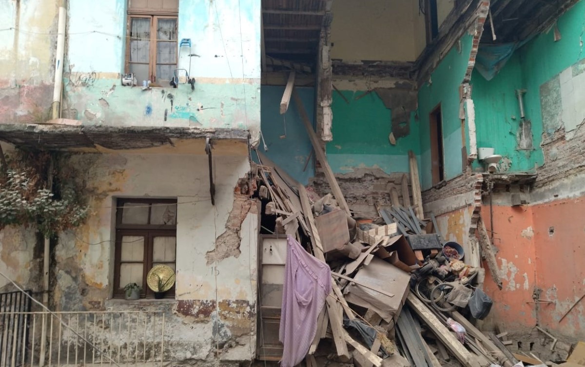 El derrumbe ocurrió en un edificio ubicado en la zona centro de la CdMx. | César Velázquez