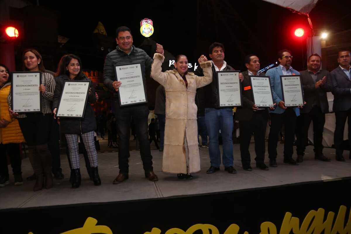 Elizabeth Quintanar, secretaria de turismo estatal, reconoció a los Pueblos Mágicos de Hidalgo (Jorge Sánchez)
