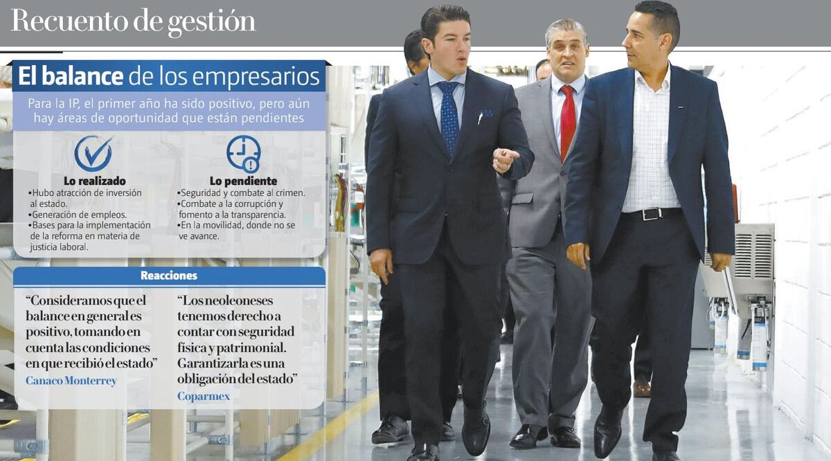 El gobernador Samuel Alejandro García Sepúlveda estuvo presente en la inauguración de la empresa irlandesa Aptiv, en el municipio de Linares. Jorge Ló