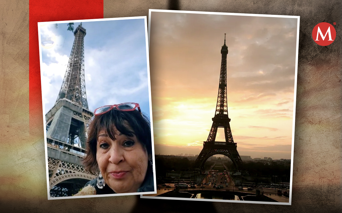 Mujer se vuelve viral por cumplir su sueño de visitar la Torre Eiffel