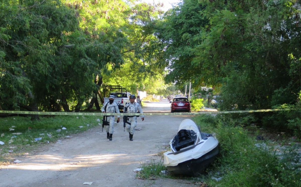 La persecución se extendió hasta la avenida Bonampak, casi esquina con 20 de Noviembre. | Rafael Martínez