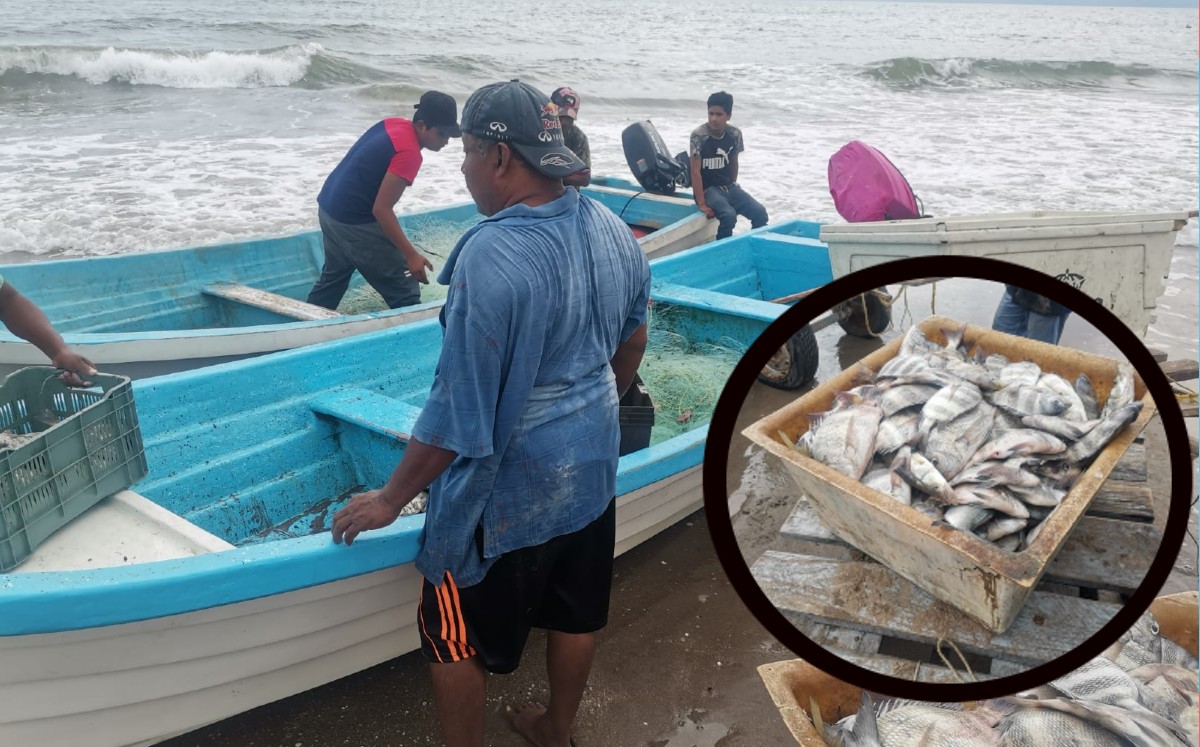 Pescadores en Pueblo Viejo. (Noel Vergara)