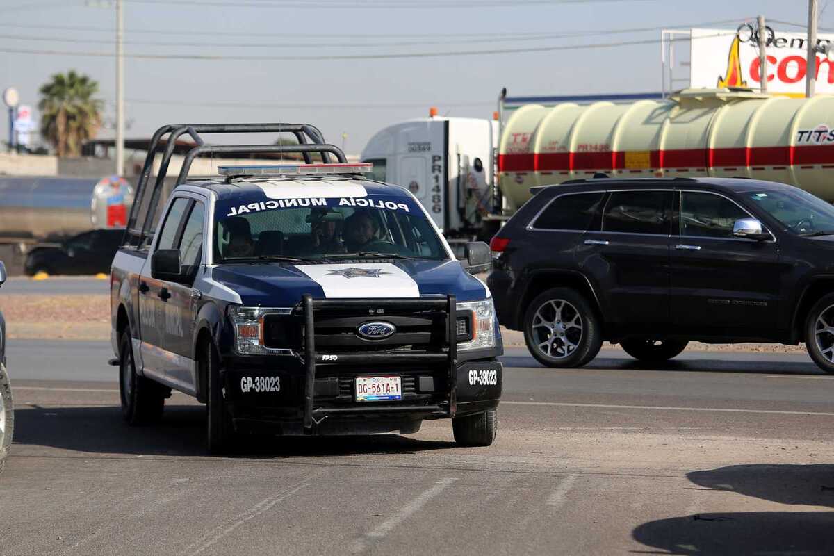 Policía de Gómez Palacio. (Rolando Riestra)