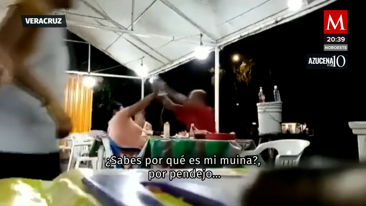 En redes sociales se viraliza el video de un hombre agrediendo a una mujer en Veracruz