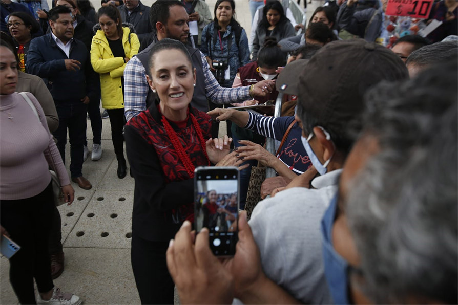 Claudia Sheinbaum,  tras su 4to informe de gobierno . | Ariana Pérez