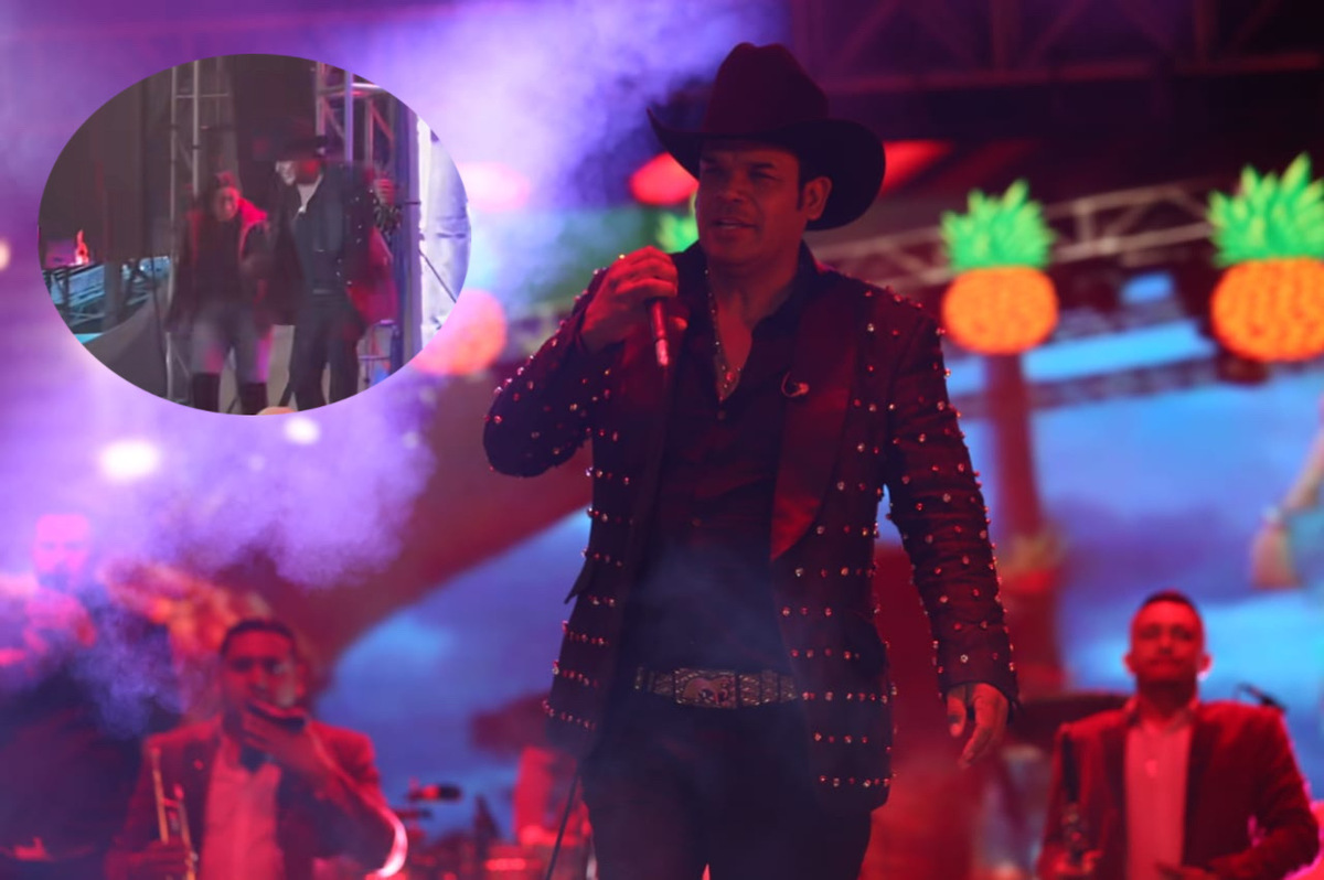 Marco Flores se presentó en la Feria de Pachuca 2022. (Jorge Sánchez)