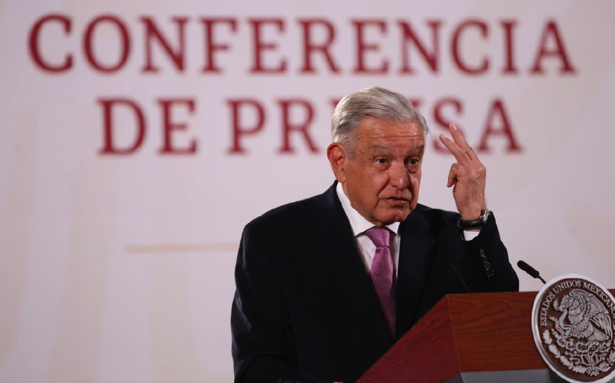 Conferencia de prensa del Presidente desde Palacio Nacional el 7 de octubre de 2022. | Octavio Hoyos