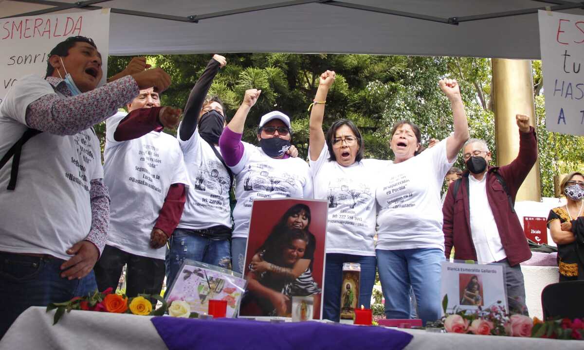 Familiares y amigos exigen justicia por el asesinato de Esmeralda. (Melanie Torres)