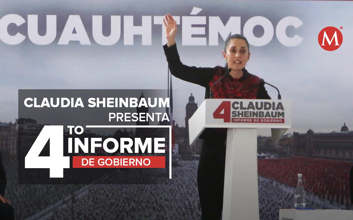 Sheinbaum presenta su Cuarto Informe ante el pleno del Congreso de CdMx.