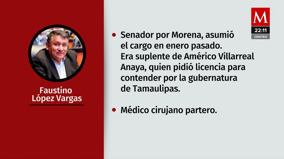Quién es Faustino López, senador de Tamaulipas que murió en accidente