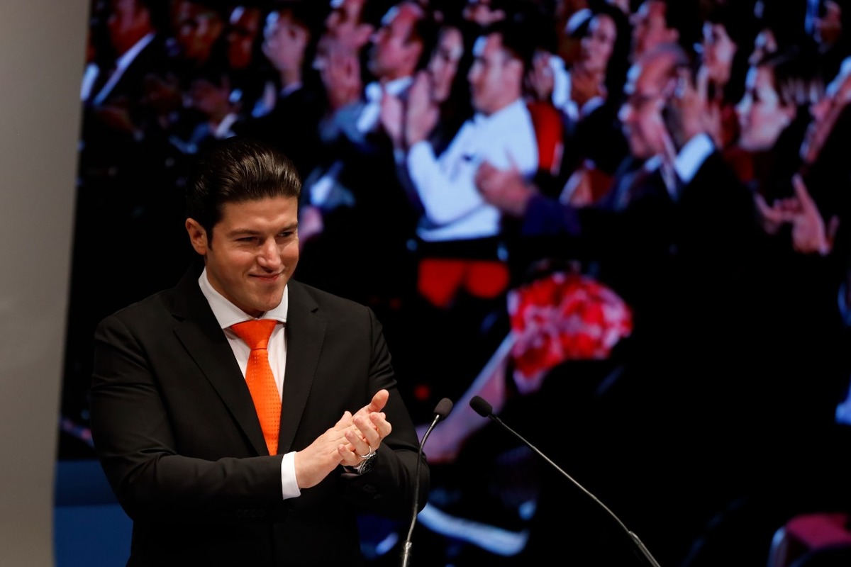 Primer informe de actividades de Samuel García. Foto: Jorge López