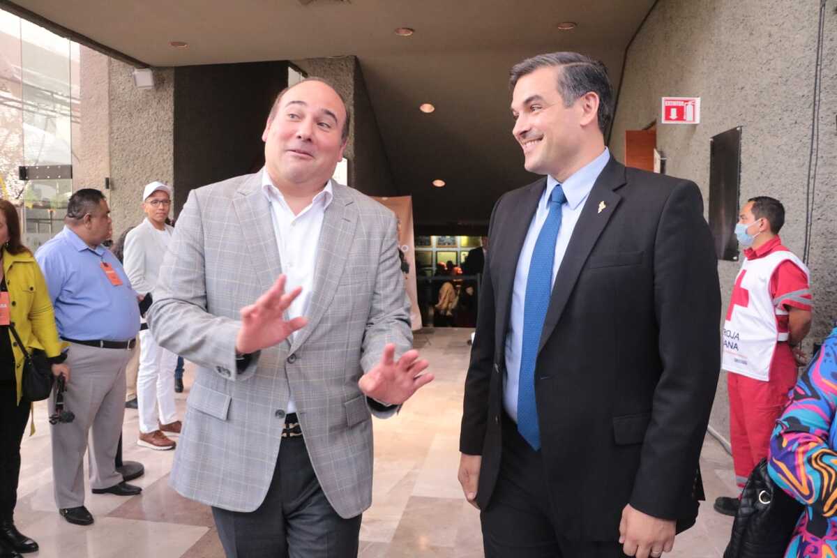 Mauro Guerra y José Arturo Salinas Garza. Foto: Jorge López