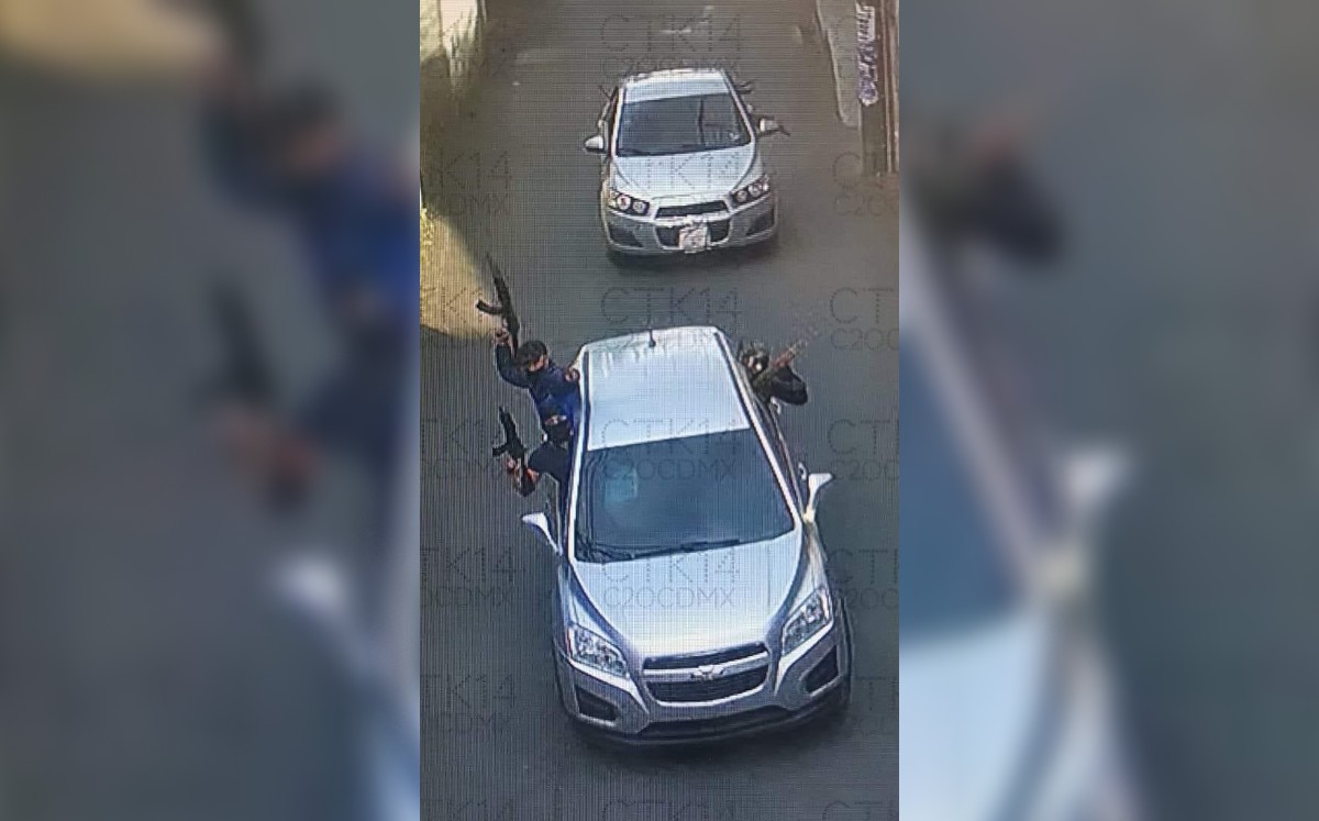 CdMx. En Milpa Alta captan a hombres armados en San Antonio Tecómitl
