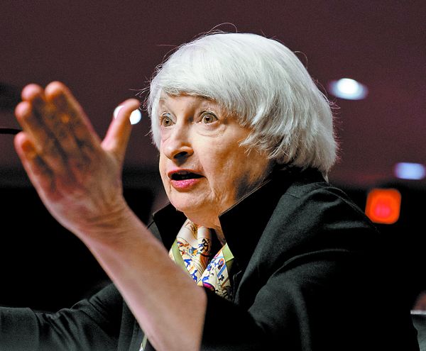 La funcionaria pide entregar la ayuda económica a Ucrania más rápido. Andrew Harnik/AP