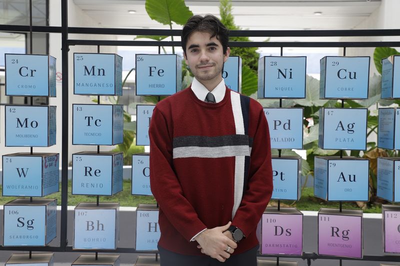 Armando Mejía, estudiante de la UAEH. (Cortesía)