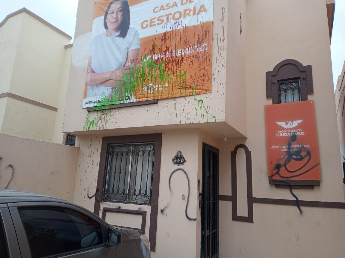Benítez compartió las fotografías de su casa vandalizada / Jorge López