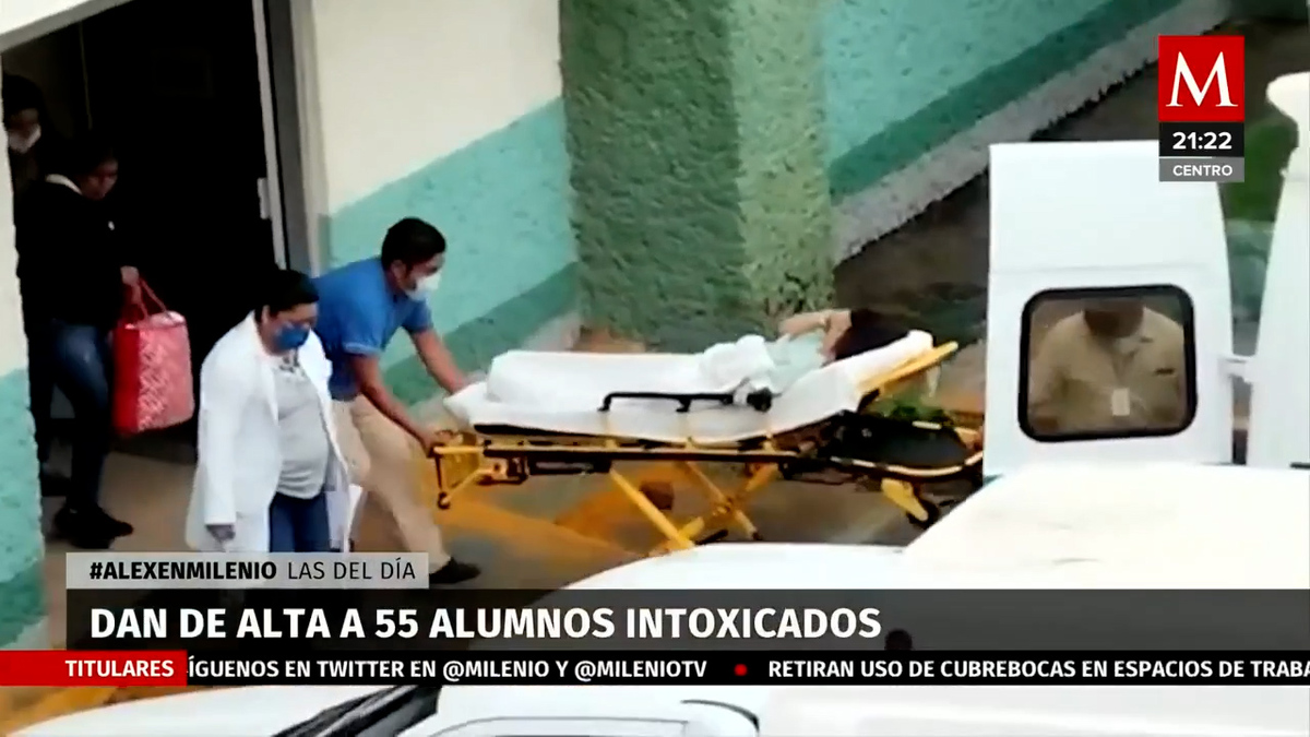 Dan de alta a 55 alumnos de Chiapas intoxicados
