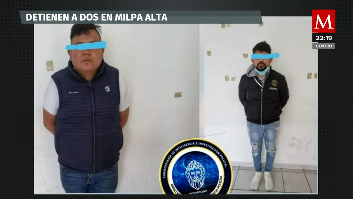 Detienen a dos ligados a autos donde iban civiles armados en CdMx
